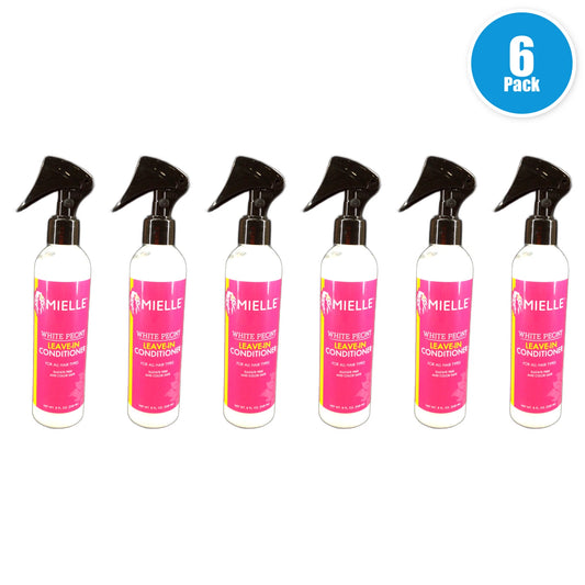 Mielle White Peony Leave-In Conditioner 8oz All Hair Types Pack of 6 New