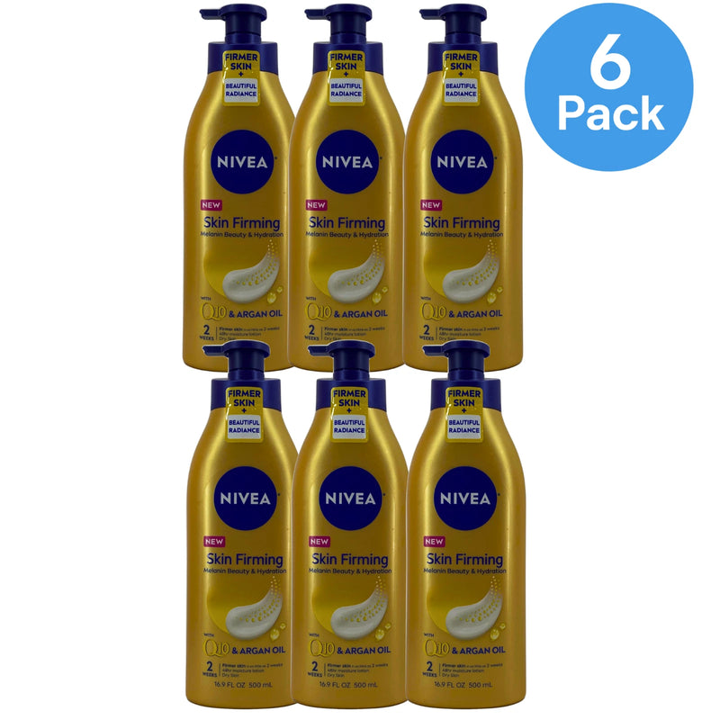 Nivea Skin Firming Melanin Beauty & Hydration Body Lotion with Q10 & Argan Oil