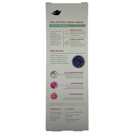 Dove Pro-Retinol + Firming Body Cream Serum 8 oz 1 Pack New