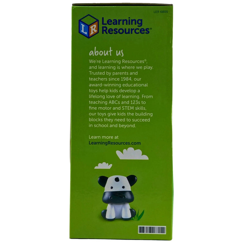 Learning Resources Peekaboo Learning Farm Counting & Color Sorting Toy 15-Piece