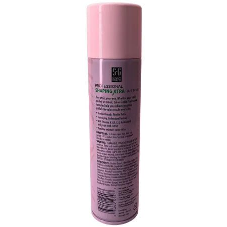 Salon Grafix Professional Shaping Xtra Hair Spray 10 oz 3 Pack New