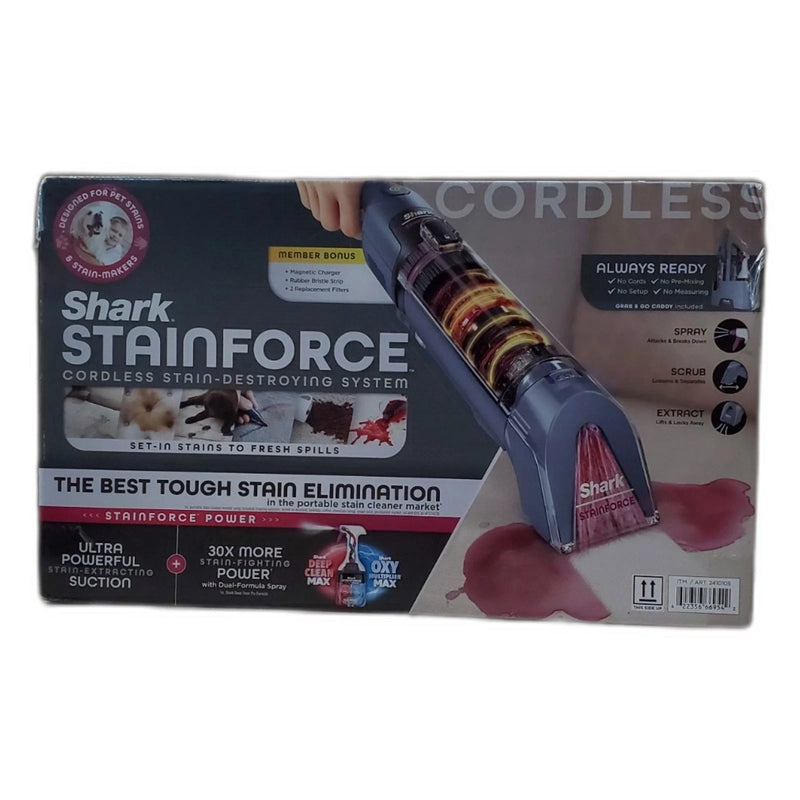 Shark StainForce Cordless Portable Spot Stain Odor Removal System New