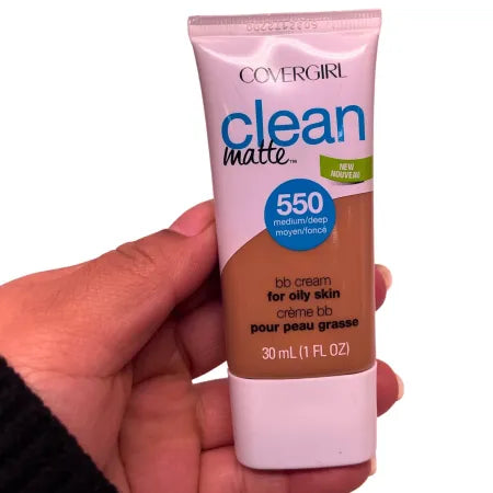 CoverGirl Clean Matte BB Cream 550 Medium/Deep 30mL 3 Pack New 3