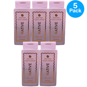 Native Sugar Cookie Body Wash Sulfate Paraben Free 18 fl oz 5 Pack New