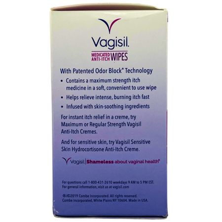 Vagisil Medicated Anti-Itch Wipes 12ct (3 Pack) New EXP 12/2025 2