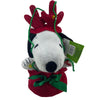 Peanuts Snoopy Light-Up Reindeer Christmas Animated Plush New