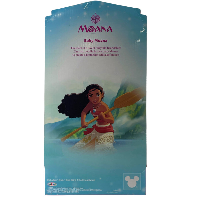 Disney Princess Baby Moana Doll Skirt Headband Jakks Pacific 1 Pack New