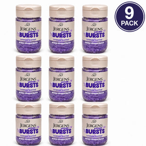 Jergens Lotion Bursts Lavender Scented Star-Shaped Bursts 38 Count 9 Pack Bundle