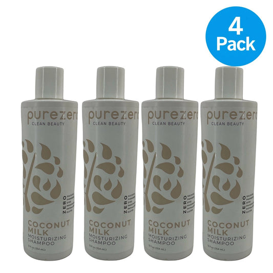 Purezero Coconut Milk Moisturizing Shampoo 12 Fl Oz 4 Pack New
