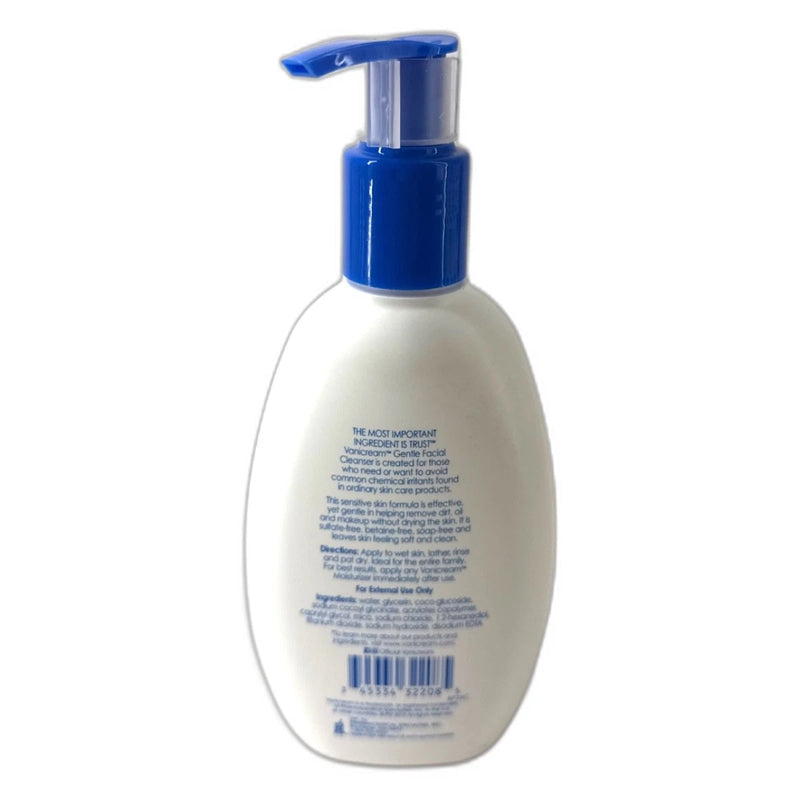 Vanicream Gentle Facial Cleanser 8oz Pump Sensitive Skin Fragrance Free New