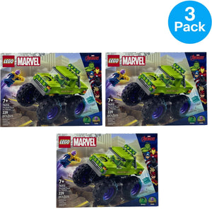 LEGO Marvel Hulk Truck vs Thanos 229 PCS 3 Pack Building Set