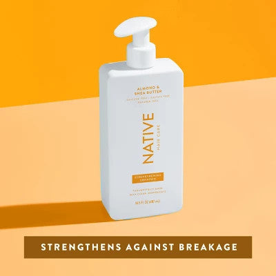 Native Strengthening Shampoo with Almond & Shea Butter – Pack of 2 NEW 3