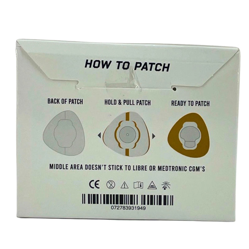 Not Just A Patch CGM Adhesive Patches Supporting Libre and Medtronic 20ct 5 Pack New