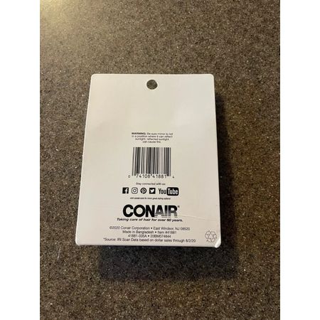Conair Standard & 5X Compact Mirror 4 Pack New