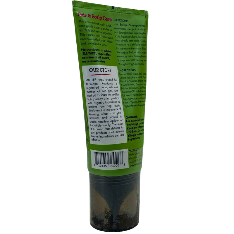 Mielle Organics Rosemary Mint Clarifying Sugar Scalp Scrub Biotin 2 Pack New