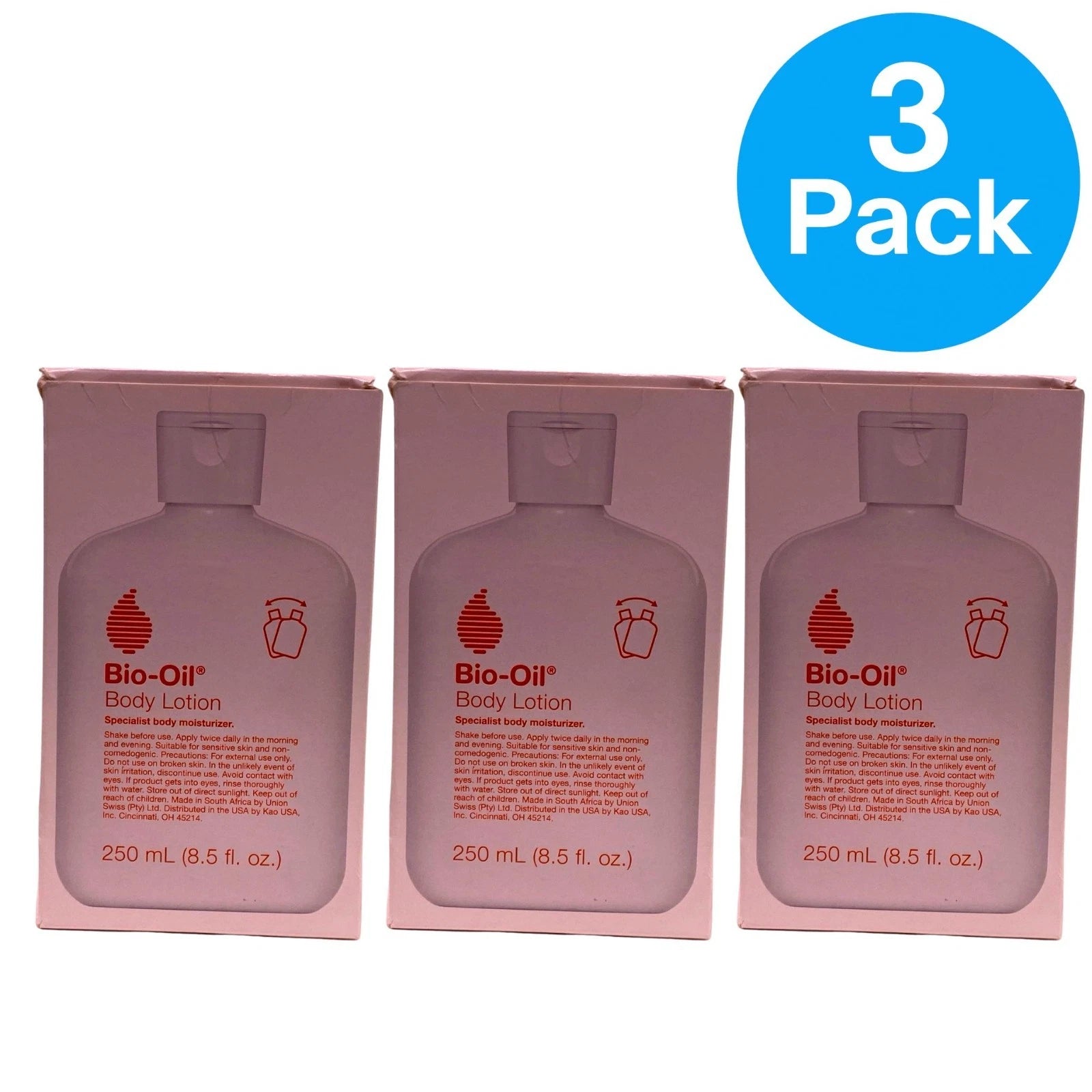 Bio-Oil Body Lotion - High-Oil Ultra-Light Hydration - 8.5oz - 3 Pack Bundle 1