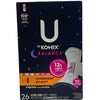 U by Kotex Balance Ultra Thin Pads Wings Overnight Absorbency 26ct 1 Pack New