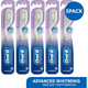 Oral-B Advanced Whitening Medium Toothbrush 5 Pack New