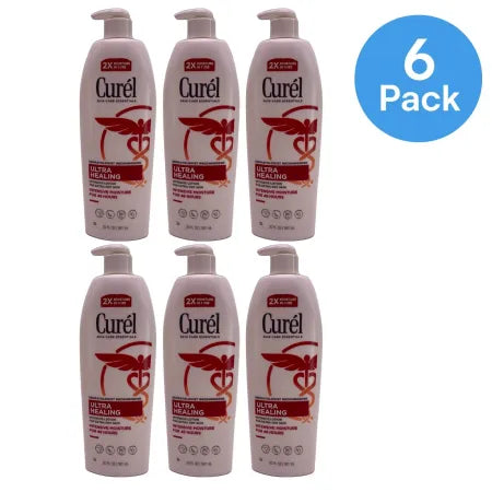 Curel Ultra Healing Intensive Lotion 20 oz bottle 6-pack for dry skin care