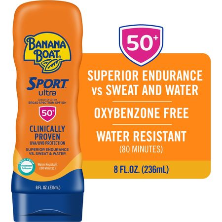 Banana Boat Sport Ultra Sunscreen Lotion, SPF 50, 8 fl oz