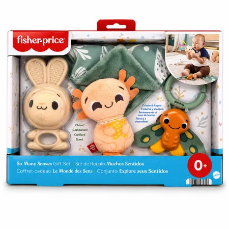 Fisher-Price So Many Senses Gift Set Baby Sensory Toys 3 Pack New