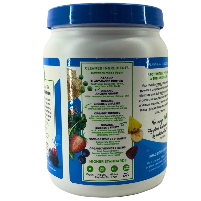 Orgain Organic Protein + 50 Superfoods Powder Vanilla Bean 1.12lb 2 Pack