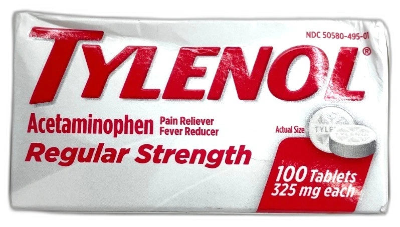 Tylenol Acetaminophen Pain Reliever Fever Reducer Exp 07/28 Pack of 3 New