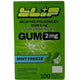 Blip Nicotine Polacrilex Gum 2 mg Mint Freeze Stop Smoking Aid 100 Pieces 1 Pack