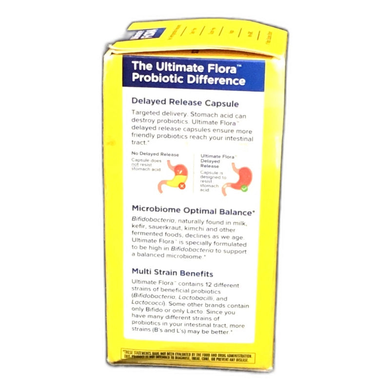ReNew Life Ultimate Flora Probiotic Extra Care 30 Count Digestive Exp 03/27 New
