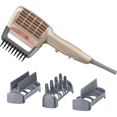 InfinitiPRO by Conair 4-in-1 Frizz Free Styling Hair Dryer, 1875W Hair Dryer and 4 Attachments SD12FF 1