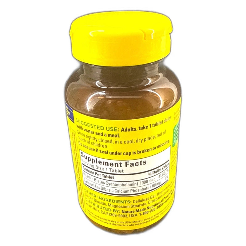 Nature Made Vitamin B12 Tablets Bottle 640 Total Exp 04/27 Pack of 4 New