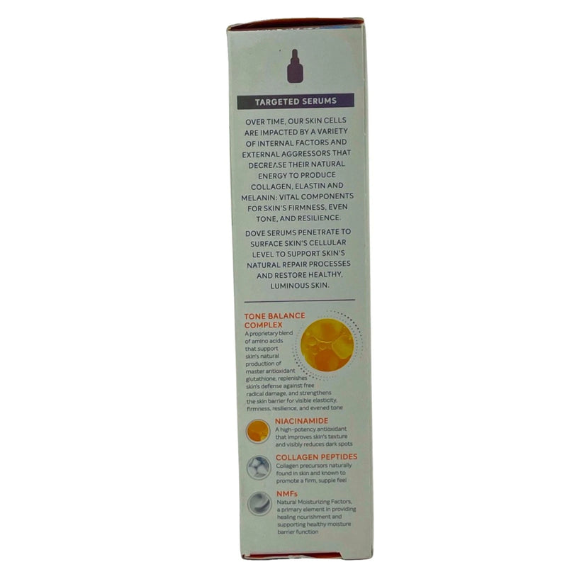 Dove Targeted Serum Concentrate Skin Tone Corrector Stretch Mark Treatment 3.2oz