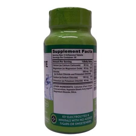 Nature’s Truth Electrolyte Hydration Tablets 90 Count 2 Pack Sugar Free