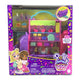 Polly Pocket Kitty Airways Airplane Playset Micro Dolls Pet Compact New
