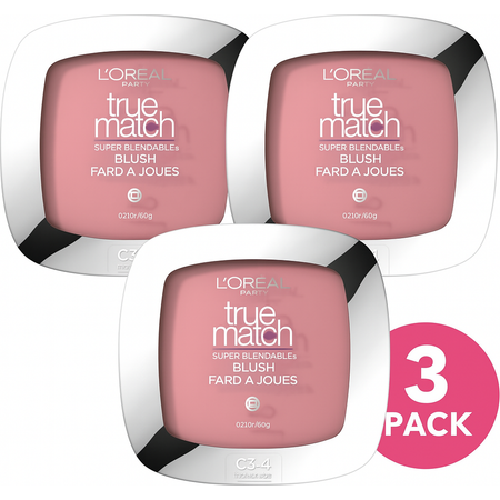 L'Oréal True Match Blush C3-4 Tender Rose 0.21oz 3 Pack New 1