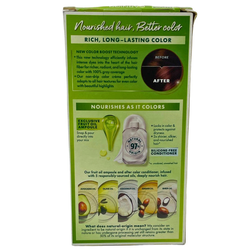 Garnier Nutrisse Ultra Creme Nourishing Permanent Hair Color 415 Soft Mahogany