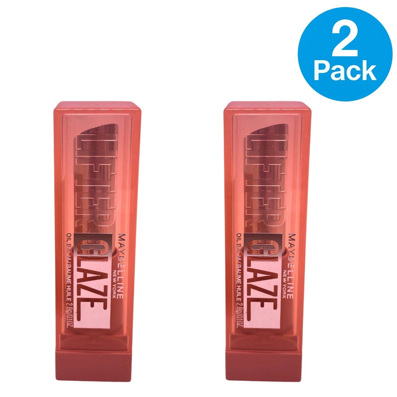 Maybelline New York Lifter Glaze Oil Balm 0.1 Oz 2-Pack New