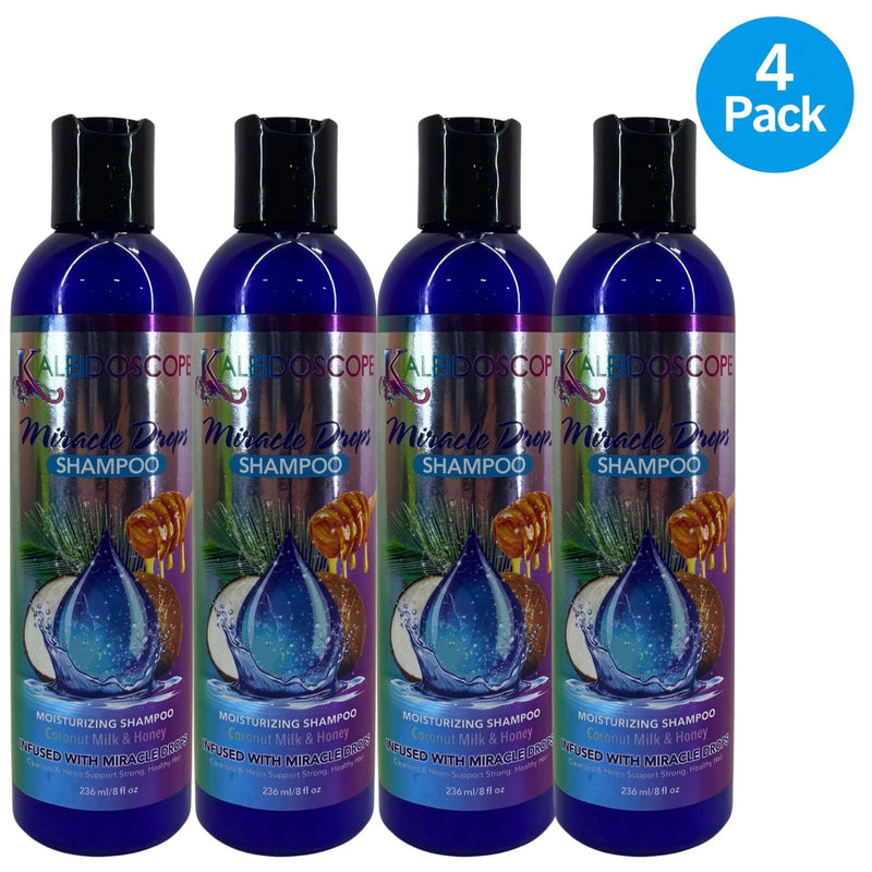 Kaleidoscope Miracle Drops Shampoo Coconut Milk & Honey 8 fl oz (4 Pack)