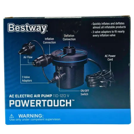 Bestway PowerTouch AC Electric Air Pump 110–120V – 680 L/Min – New