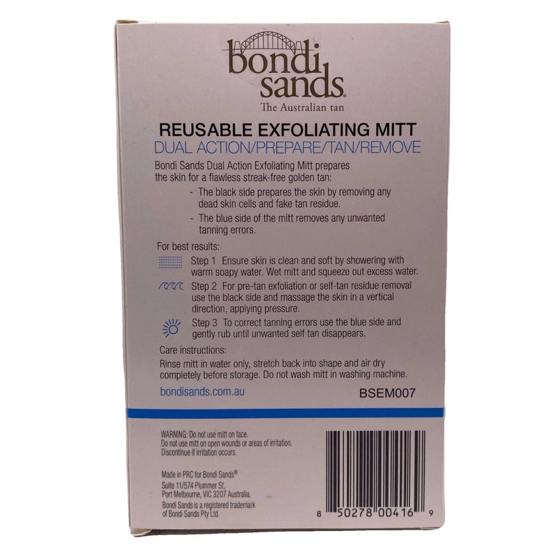 Bondi Sands Reusable Dual Action Exfoliating Mitt 15 Pack New