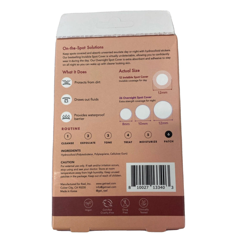 Rael Beauty Miracle Patch Day + Night Duo 38 Count 3 Pack New