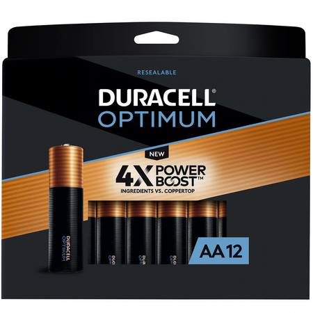 Duracell Optimum AA Batteries 12 Count – 1 Pack New 1