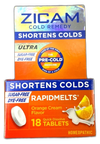 Zicam Ultra Cold Remedy Zinc Rapidmelts Orange Cream Exp 10/27 Pack of 3 New