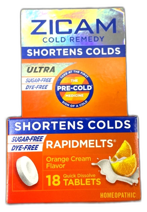 Zicam Ultra Cold Remedy Zinc Rapidmelts Orange Cream Exp 10/27 Pack of 3 New