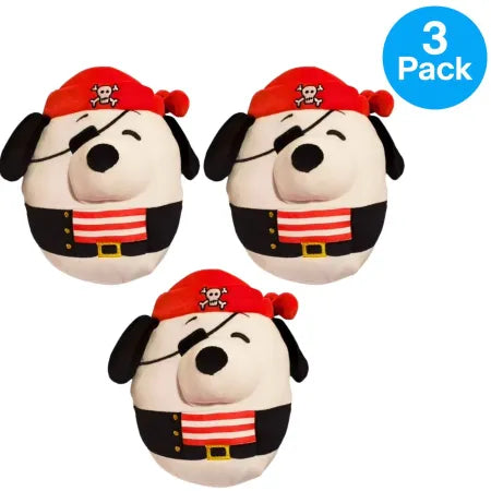 Squishmallows Peanuts Pirate Snoopy Plush Stuffed Animal Toy 3-Pack New