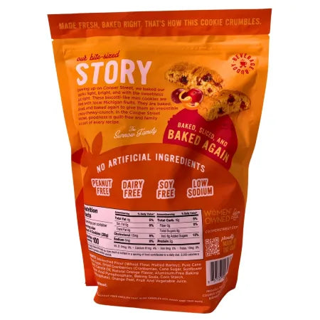 Cooper Street Twice Baked Cookies Orange Cranberry 18oz 2 Pack Exp 11-17-2026