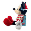 Disney Mickey Mouse 19 in Christmas Plush Stuffed Animal Red Santa Hat New