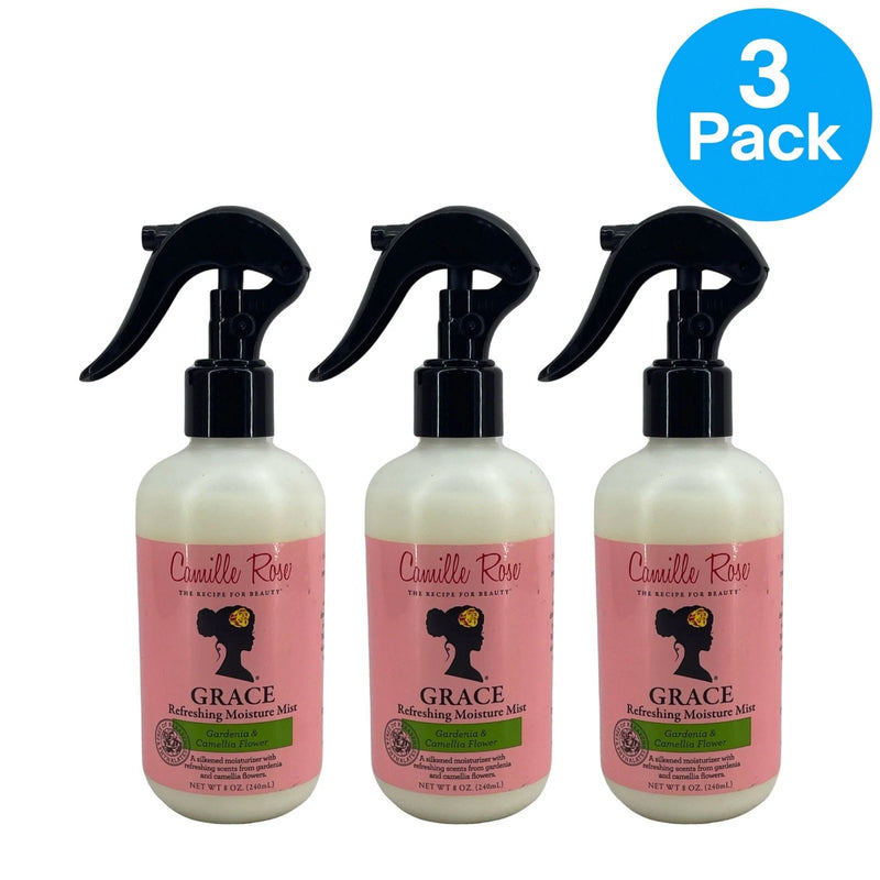 Camille Rose Grace Refreshing Moisture Mist Gardenia Camellia 8 oz 3 Pack New