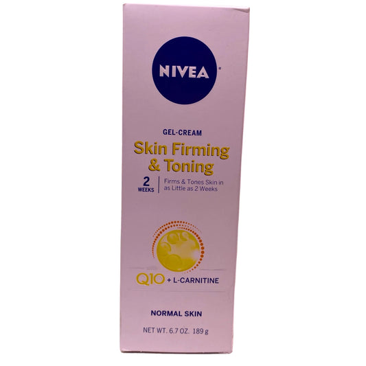 NIVEA Skin Firming & Toning Gel-Cream with Q10 6.7 oz New
