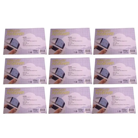 Wireless Bluetooth Keyboard Ultra Slim Rechargeable 9 Pack New